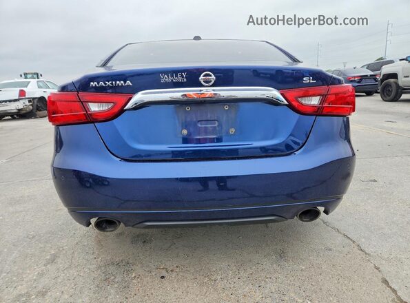 1N4AA6AP8JC408347 2018 NISSAN MAXIMA Blue Հետևի տեսք