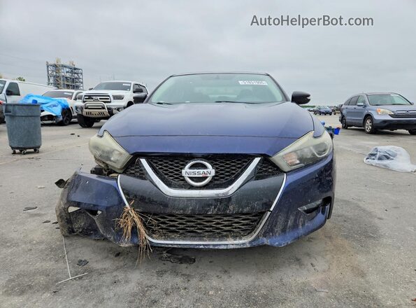 1N4AA6AP8JC408347 2018 NISSAN MAXIMA Blue Դիմացի տեսք