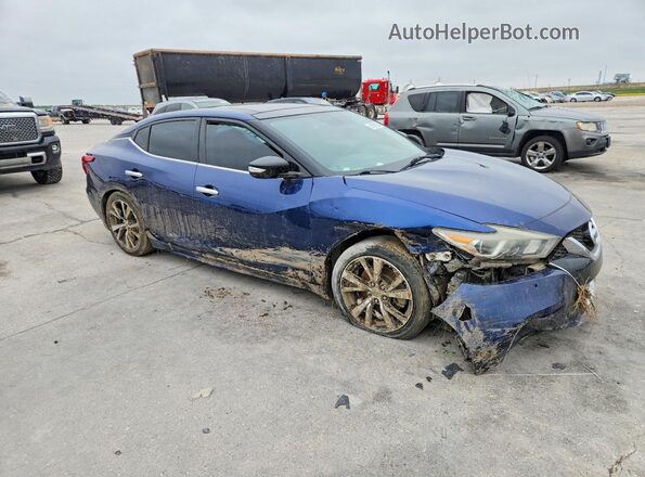 1N4AA6AP8JC408347 2018 NISSAN MAXIMA Blue Առջևի աջ