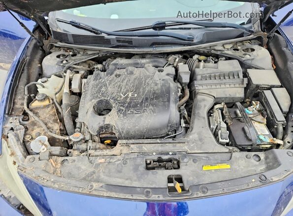 1N4AA6AP8JC408347 2018 NISSAN MAXIMA Blue Սալոնի հետևի տեսք