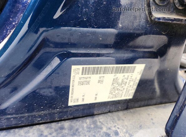 1N4AA6AP8JC408347 2018 NISSAN MAXIMA Blue Շարժիչի բաժամունքի տեսք