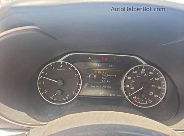 1N4AA6AP8JC408347 2018 NISSAN MAXIMA Blue Սարքավորումների վահանակի տեսք