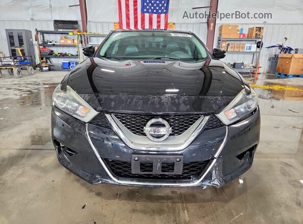 1N4AA6AP9GC378641 2016 NISSAN MAXIMA Black Front view