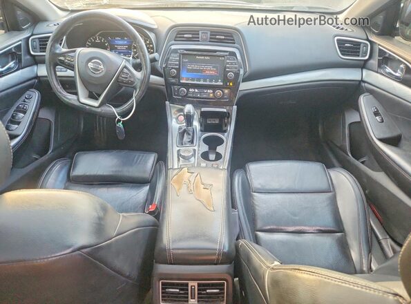 1N4AA6AP9GC379787 2016 NISSAN MAXIMA Charcoal წინა პანელის ხედი