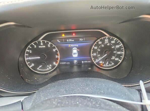 1N4AA6AP9GC379787 2016 NISSAN MAXIMA Charcoal ხელსაწყოთა პანელის ხედი