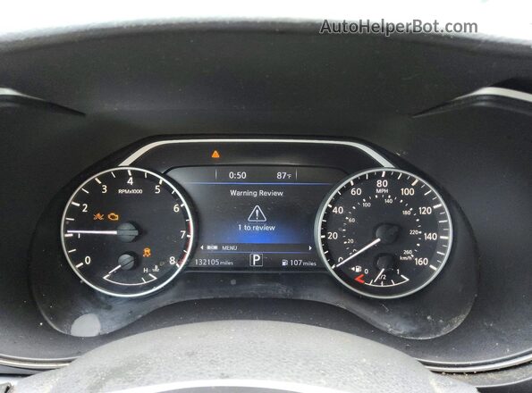 1N4AA6AP9GC380518 2016 NISSAN MAXIMA Red ხელსაწყოთა პანელის ხედი