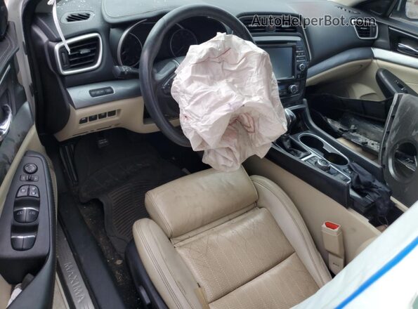1N4AA6AP9GC404008 2016 NISSAN MAXIMA White Առջևի վահանակի տեսք