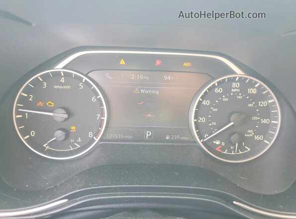 1N4AA6AP9GC408611 2016 NISSAN MAXIMA Silver Instrument cluster view