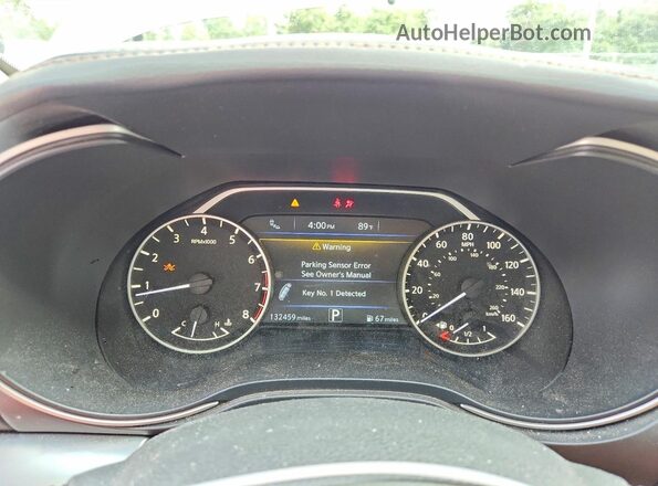 1N4AA6AP9GC410567 2016 NISSAN MAXIMA Gray Vista del cuadro de instrumentos