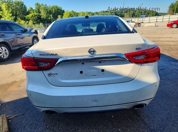 1N4AA6AP9GC414747 2016 NISSAN MAXIMA White Vista trasera