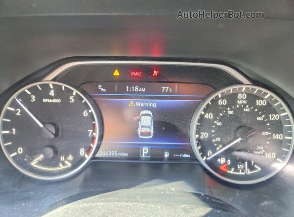 1N4AA6AP9GC414747 2016 NISSAN MAXIMA White Vista del cuadro de instrumentos