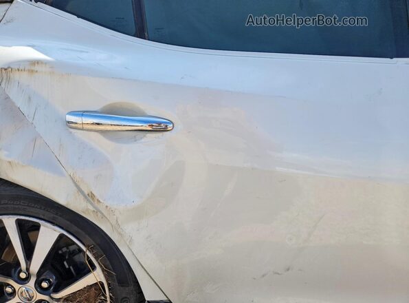 1N4AA6AP9GC416031 2016 NISSAN MAXIMA Белый Вид задних сидений