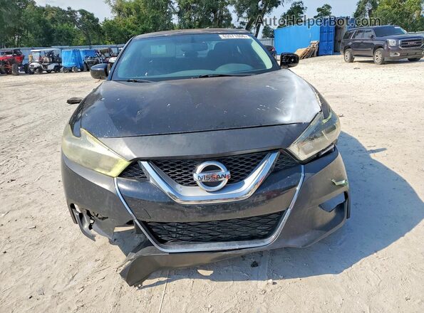 1N4AA6AP9GC424369 2016 NISSAN MAXIMA Black Widok z tyłu
