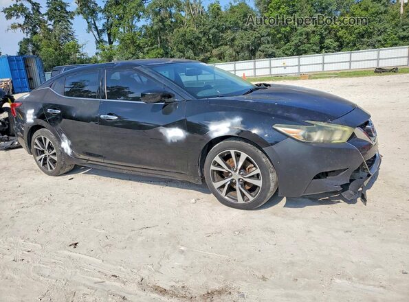 1N4AA6AP9GC424369 2016 NISSAN MAXIMA Black Widok z przodu