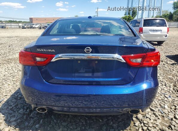 1N4AA6AP9GC901107 2016 NISSAN MAXIMA Blue უკანა ხედი