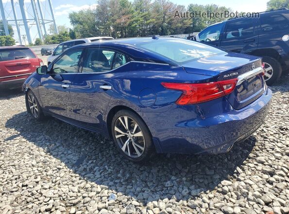 1N4AA6AP9GC901107 2016 NISSAN MAXIMA Blue უკანა მარცხენა