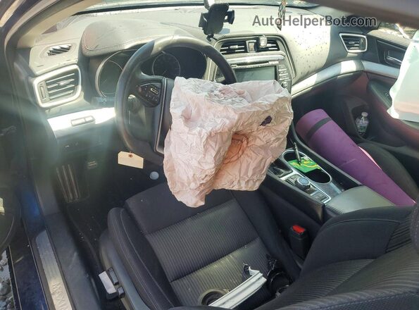 1N4AA6AP9GC901107 2016 NISSAN MAXIMA Blue წინა პანელის ხედი