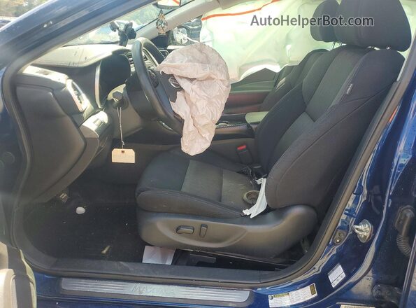 1N4AA6AP9GC901107 2016 NISSAN MAXIMA Blue წინა სალონის ხედი