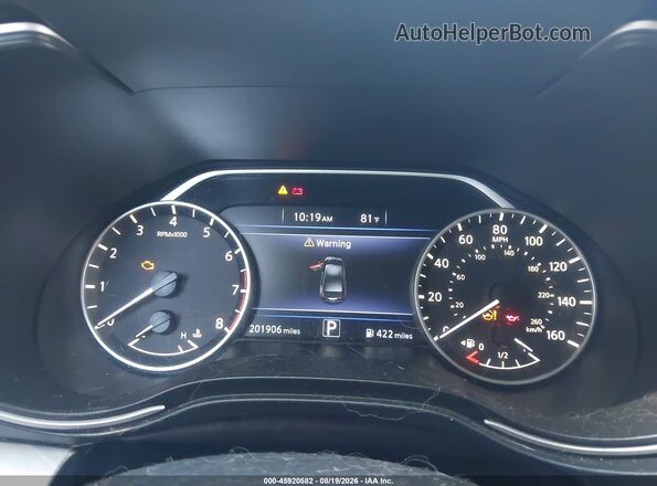 1N4AA6AP9GC904492 2016 NISSAN MAXIMA Black Вид задніх сидінь
