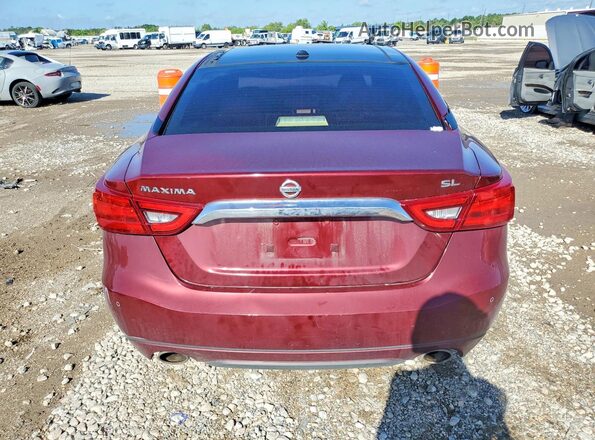 1N4AA6AP9HC376406 2017 NISSAN MAXIMA Burgundy Հետևի տեսք
