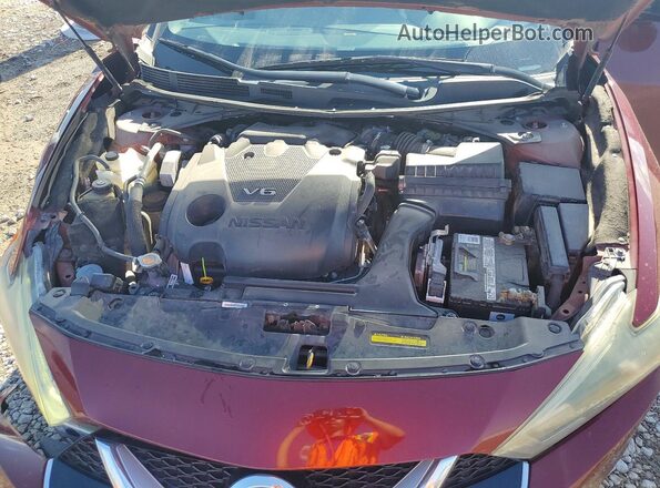 1N4AA6AP9HC376406 2017 NISSAN MAXIMA Burgundy Սալոնի հետևի տեսք