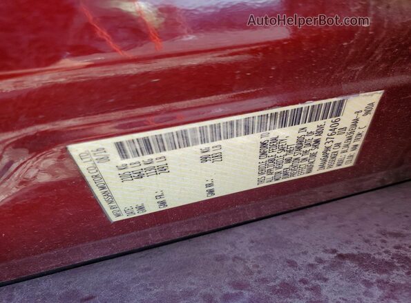 1N4AA6AP9HC376406 2017 NISSAN MAXIMA Burgundy Շարժիչի բաժամունքի տեսք