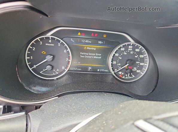 1N4AA6AP9HC426110 2017 NISSAN MAXIMA White ხელსაწყოთა პანელის ხედი