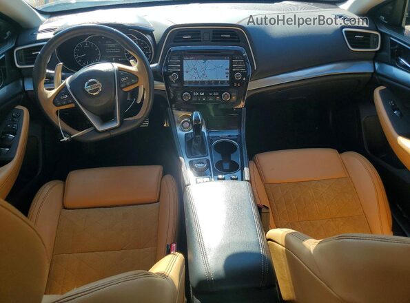 1N4AA6AP9JC363015 2018 NISSAN MAXIMA Black Widok deski rozdzielczej