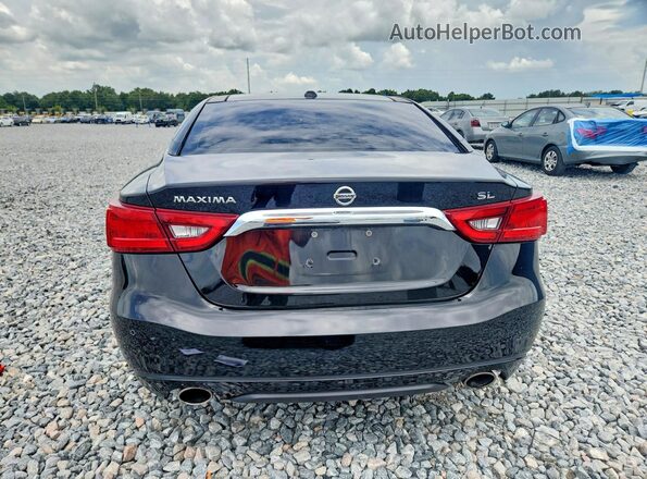 1N4AA6AP9JC405988 2018 NISSAN MAXIMA Black Widok z tyłu