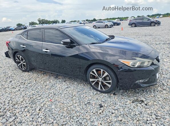 1N4AA6AP9JC405988 2018 NISSAN MAXIMA Black Przód prawy
