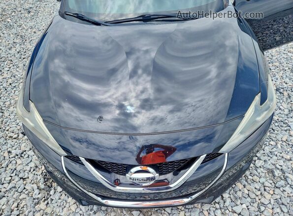 1N4AA6AP9JC405988 2018 NISSAN MAXIMA Black Widok wnętrza z tyłu
