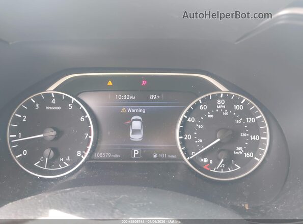 1N4AA6APXGC379149 2016 NISSAN MAXIMA White Հետևի նստատեղերի տեսք