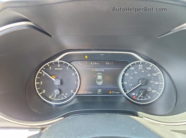 1N4AA6APXGC391575 2016 NISSAN MAXIMA Black ხელსაწყოთა პანელის ხედი
