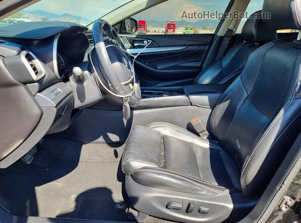 1N4AA6APXGC391575 2016 NISSAN MAXIMA Black წინა სალონის ხედი