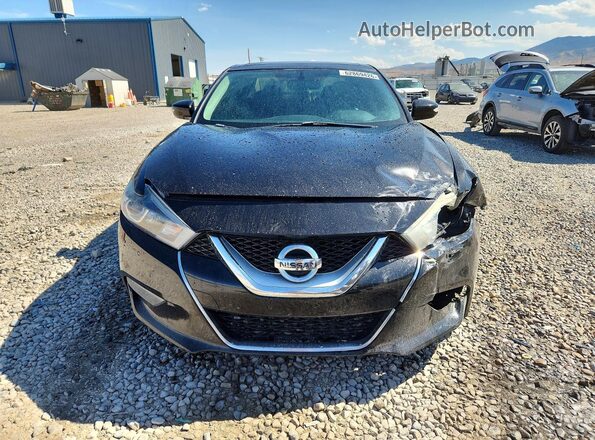 1N4AA6APXGC391575 2016 NISSAN MAXIMA Black წინა ხედი
