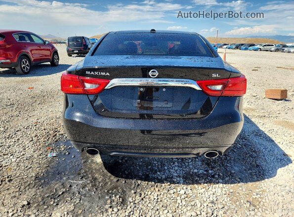 1N4AA6APXGC391575 2016 NISSAN MAXIMA Black უკანა ხედი