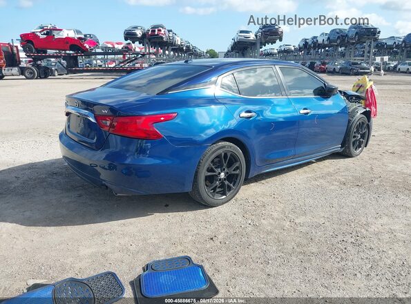 1N4AA6APXGC393214 2016 NISSAN MAXIMA Синий Задняя правая четверть