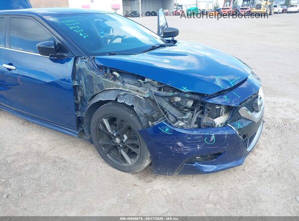 1N4AA6APXGC393214 2016 NISSAN MAXIMA Синий Вид спереди