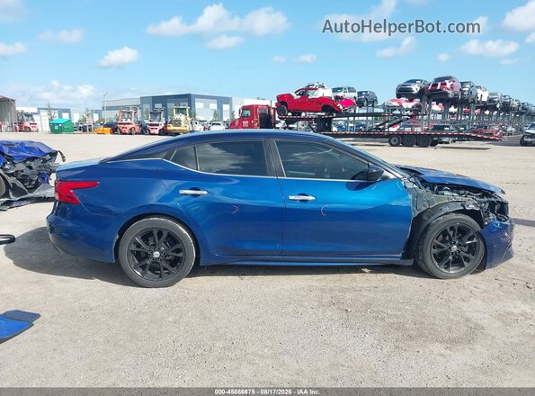 1N4AA6APXGC393214 2016 NISSAN MAXIMA Синий Панорамный вид салона 360°