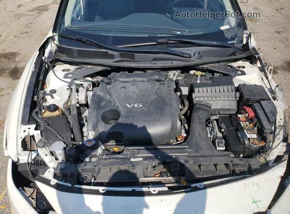 1N4AA6APXGC408374 2016 NISSAN MAXIMA White Widok wnętrza z tyłu