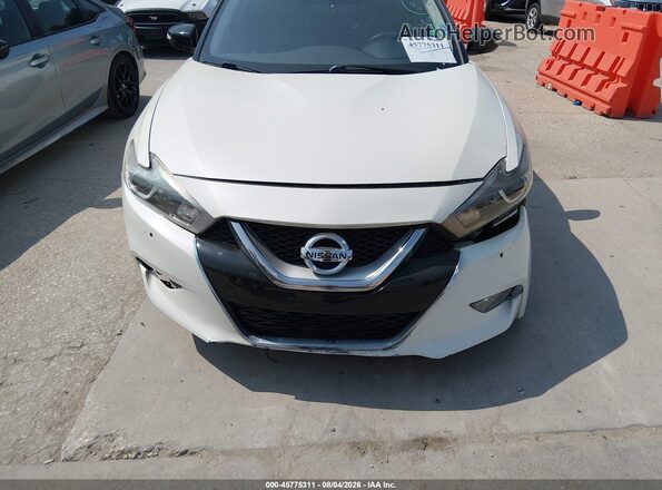 1N4AA6APXGC415020 2016 NISSAN MAXIMA White Front view