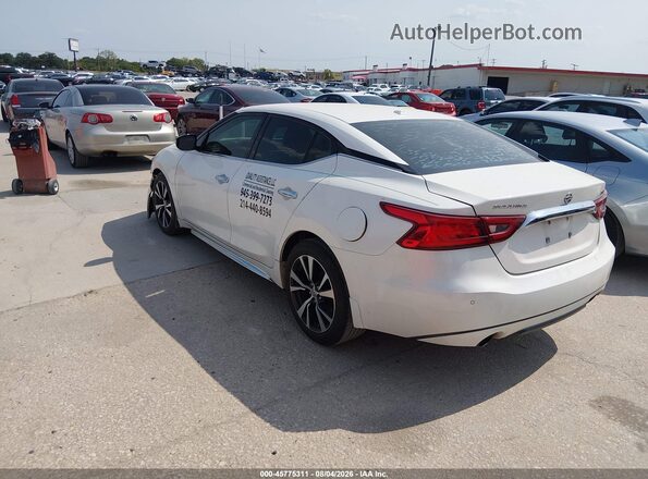 1N4AA6APXGC415020 2016 NISSAN MAXIMA White Rear left