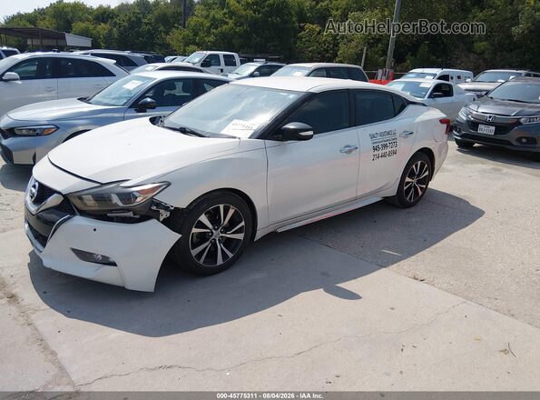1N4AA6APXGC415020 2016 NISSAN MAXIMA White Front left