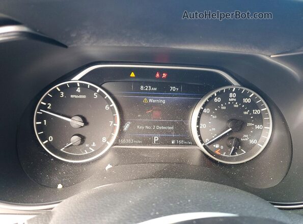 1N4AA6APXGC438670 2016 NISSAN MAXIMA Red Vista del cuadro de instrumentos