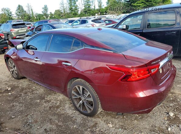 1N4AA6APXGC438670 2016 NISSAN MAXIMA Red Trasero izquierdo