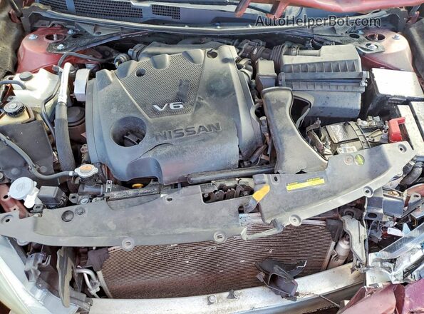 1N4AA6APXGC438670 2016 NISSAN MAXIMA Red Vista interior trasera