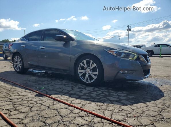 1N4AA6APXGC900080 2016 NISSAN MAXIMA Серый Передняя правая четверть