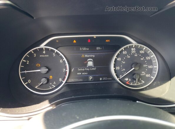 1N4AA6APXGC900080 2016 NISSAN MAXIMA Серый Вид щитка приборов