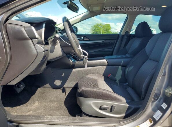 1N4AA6APXGC900080 2016 NISSAN MAXIMA Серый Вид салона спереди