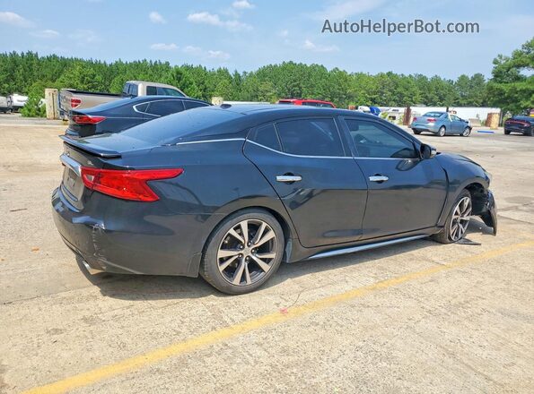 1N4AA6APXGC901066 2016 NISSAN MAXIMA Черный Задняя правая четверть